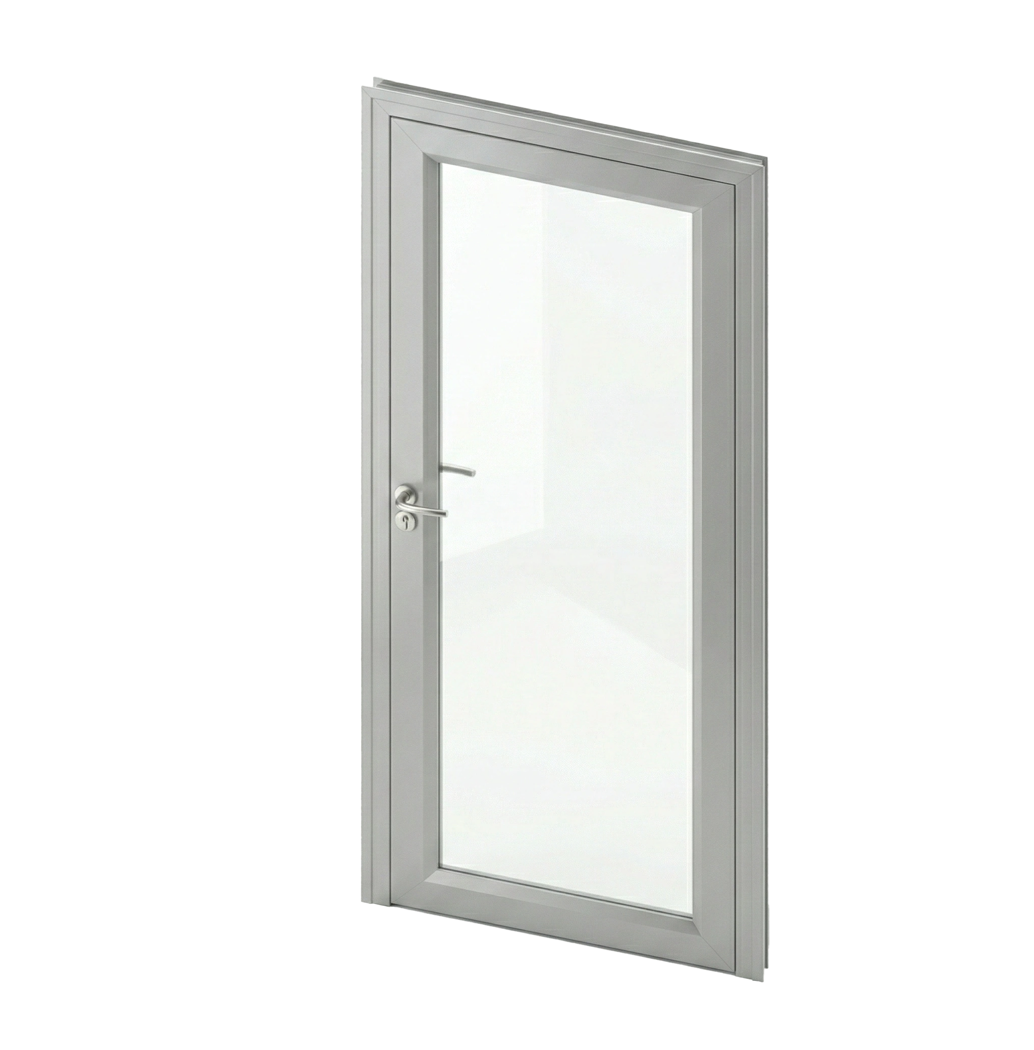 Porta Visão Total Cinza Lunar